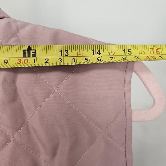 G.H. Bass & Co. Maine WOMAN'S Rose QUILTED Sleeveless VEST SZ Medium - Picture 8 of 8